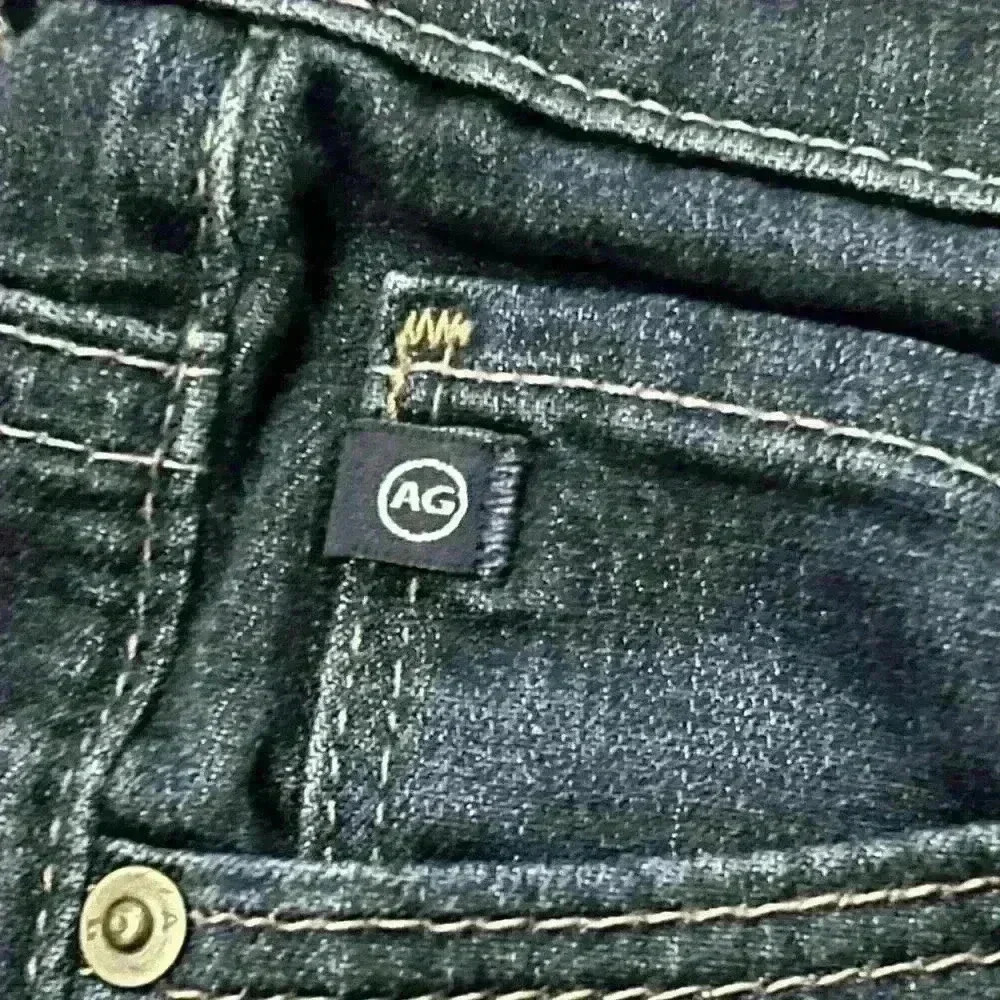AG Jeans Women’s Size 24 Farrah High Rise Skinny Crop Dark Wash Jeans - Picture 6 of 10